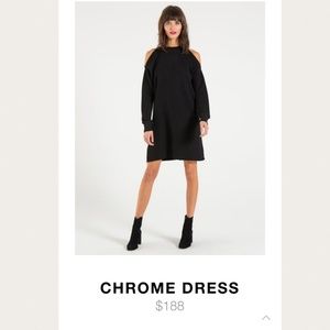 Philanthropy Chrome Open Shoulder Dress